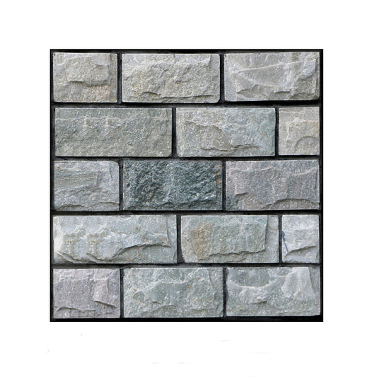 10 Pieces Of Wood Grain 3D Wall Stickers Removable Tiles For Home Decoration