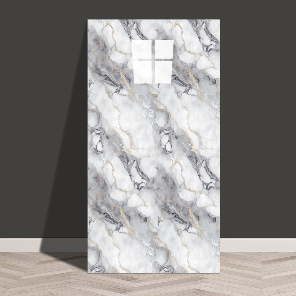 Tile Wall Self-adhesive Sticker Marble Glossy