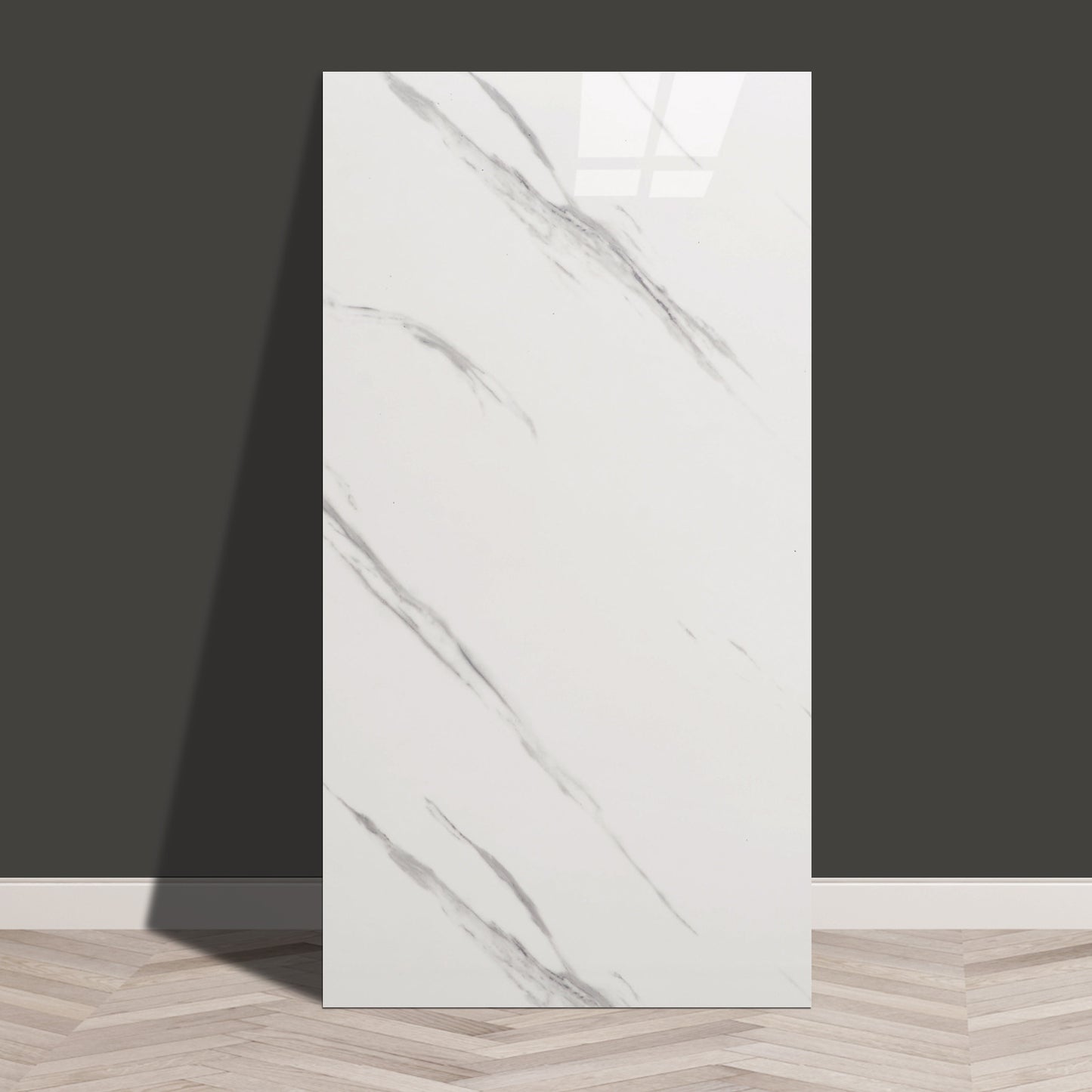 Tile Wall Self-adhesive Sticker Marble Glossy