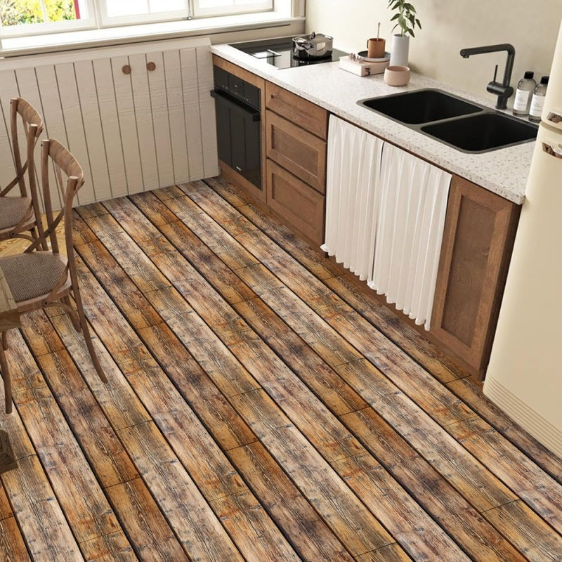 Wood Grain Self-adhesive Peel And Stick Waterproof Wear-resistant Non-slip Removable Floor Stickers
