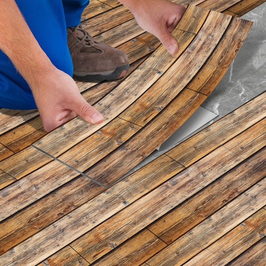 Wood Grain Self-adhesive Peel And Stick Waterproof Wear-resistant Non-slip Removable Floor Stickers