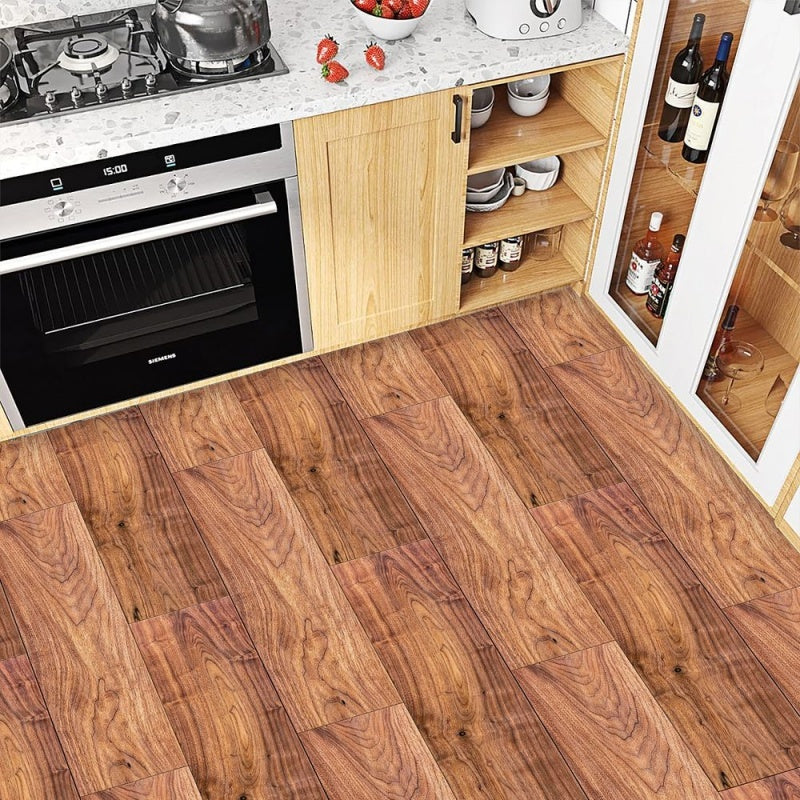 Peel And Stick Floor Stickers, PVC Natural Wood Grain Appearance, Self-adhesive Removable Waterproof, DIY Floor