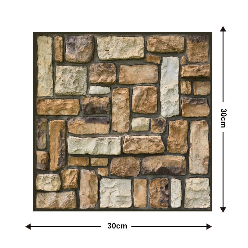 Self-adhesive Wallpaper Masonry Rock Texture 3d Wallpaper