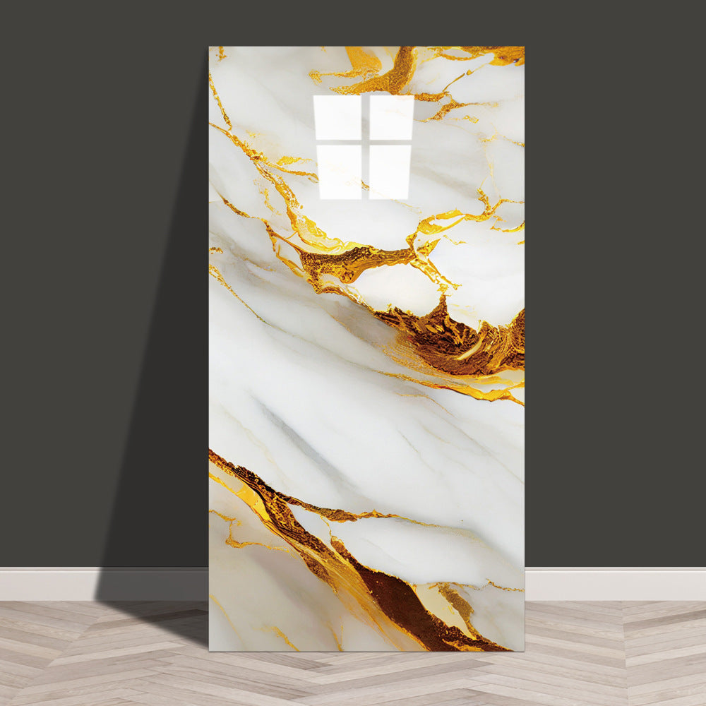 Tile Wall Self-adhesive Sticker Marble Glossy