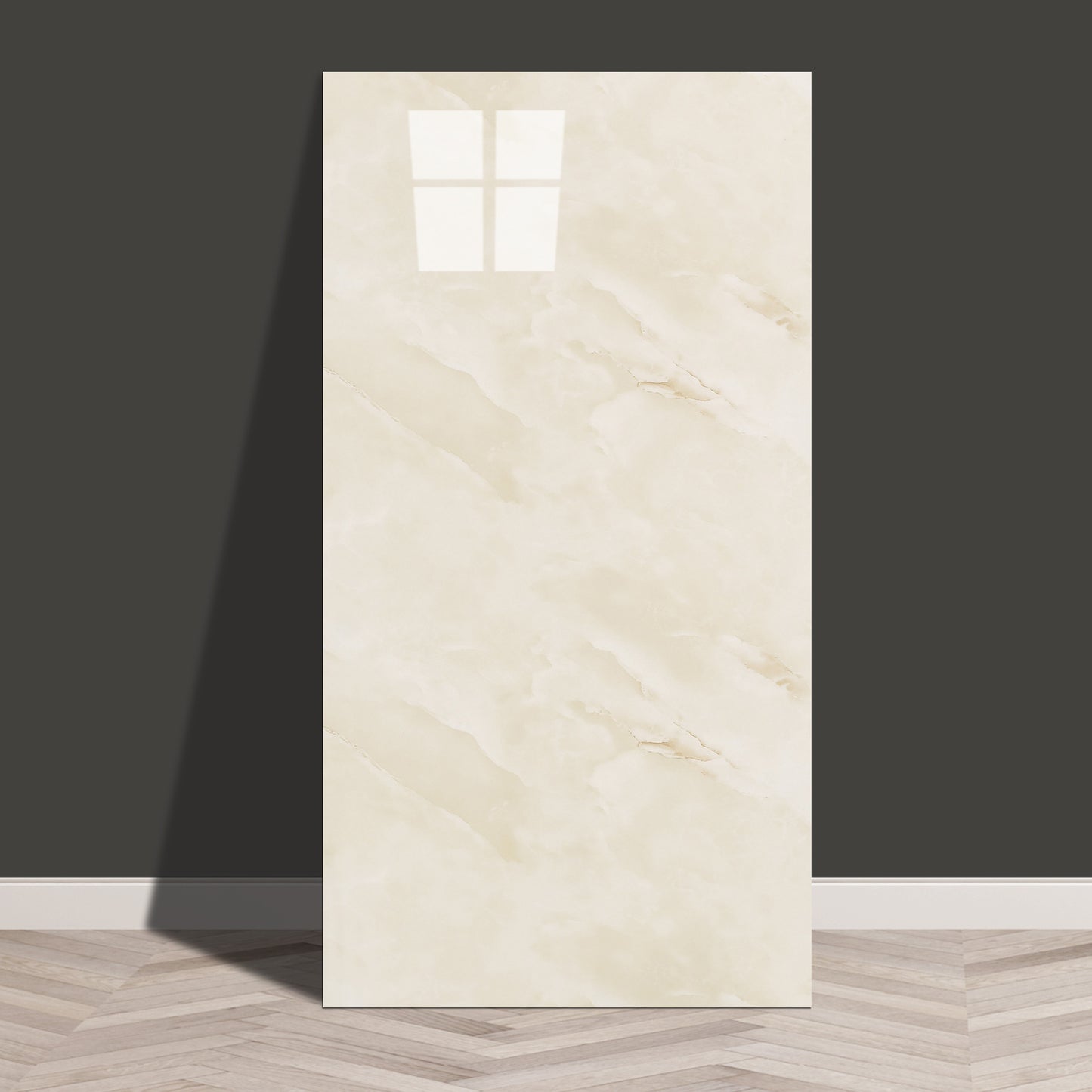 Tile Wall Self-adhesive Sticker Marble Glossy